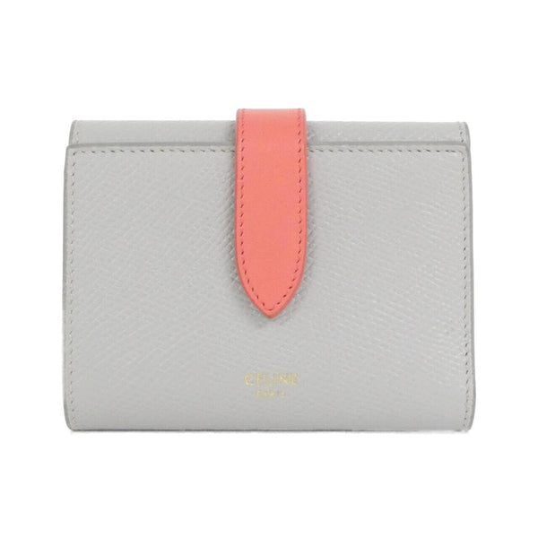 Celine Fine Strap Wallet Calf Wallet