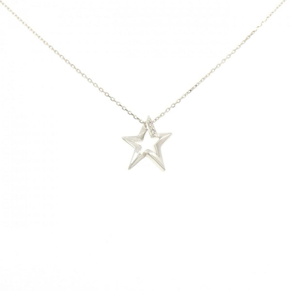 Star Jewelry 925 Silver Diamond Necklace
