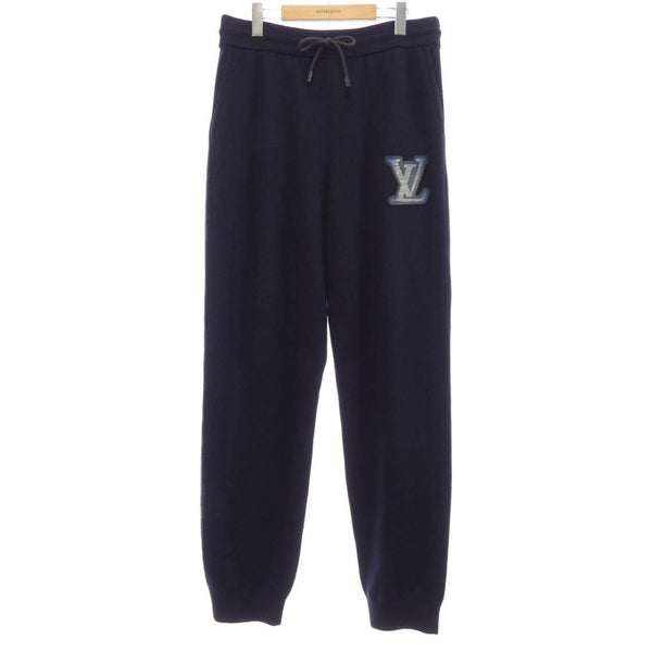 Louis Vuitton Wool And Leather Jogging Pants