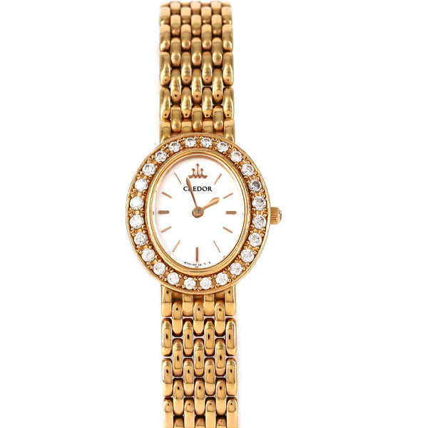 Seiko Credor Juri Pink Gold Quartz
