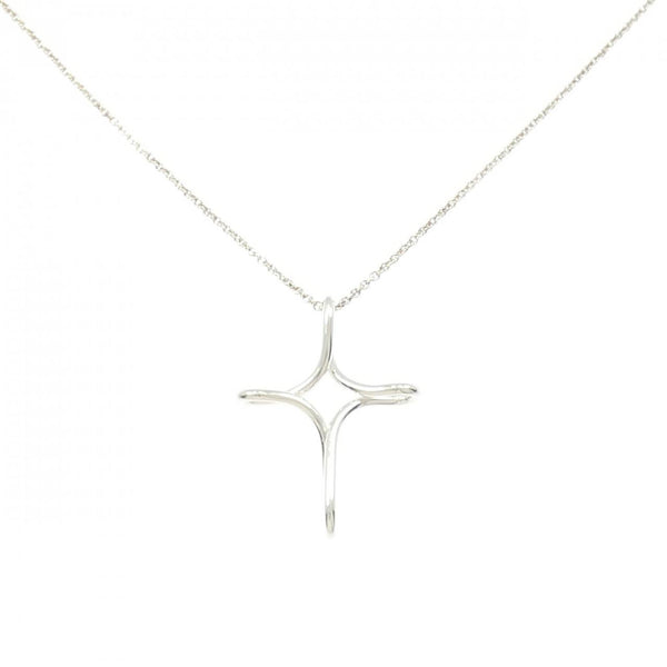 Tiffany Infinity Cross 925 Silver Necklace