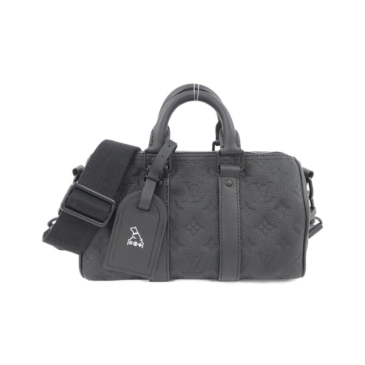 Louis Vuitton Monogram Taurillon Keepall Bandouliere Boston Bag