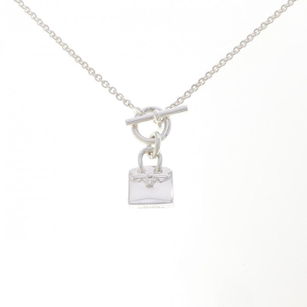Hermes Amulette Birkin 925 Silver Necklace