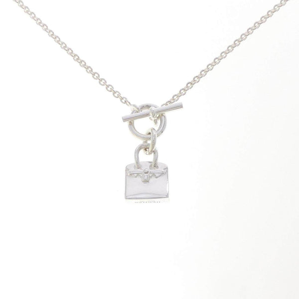Hermes Amulette Birkin 925 Silver Necklace