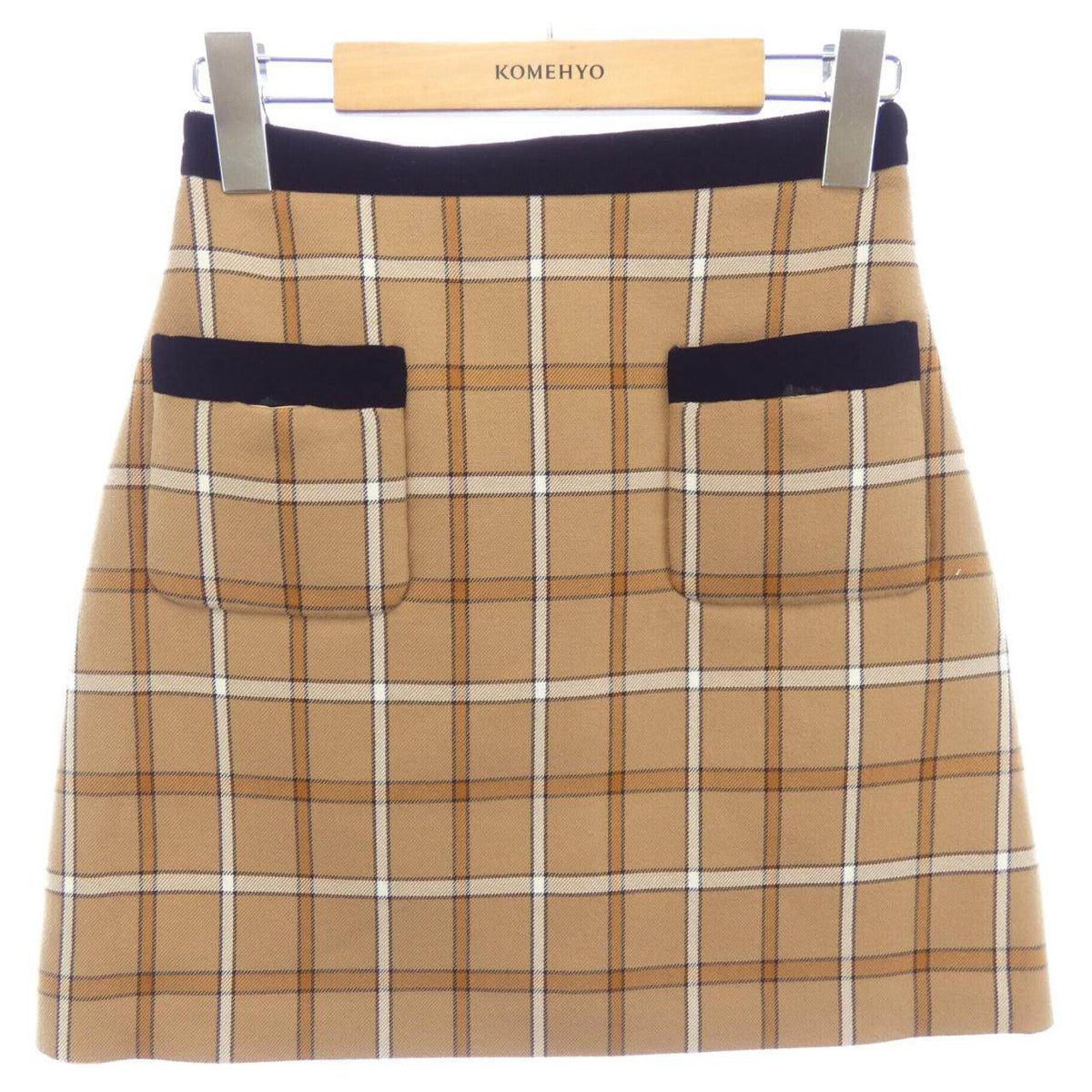 Miu Miu Check Skirt
