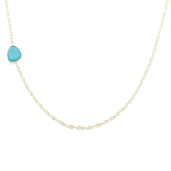 Au750 Turquoise Necklace