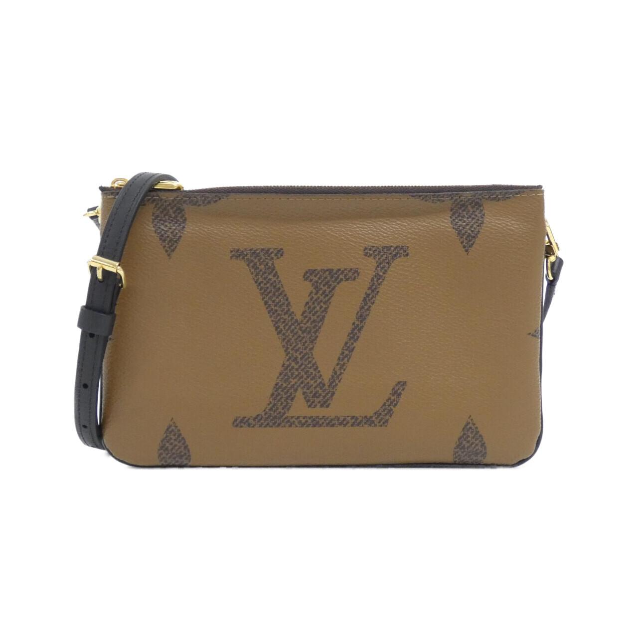 Louis Vuitton Monogram Giant Pochette Double Zip Shoulder Bag