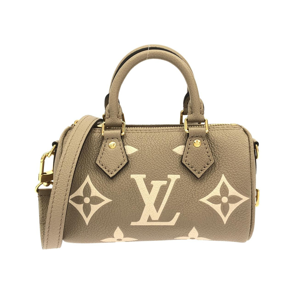 Louis Vuitton Nano Speedy Monogram Empreinte Boston Bag