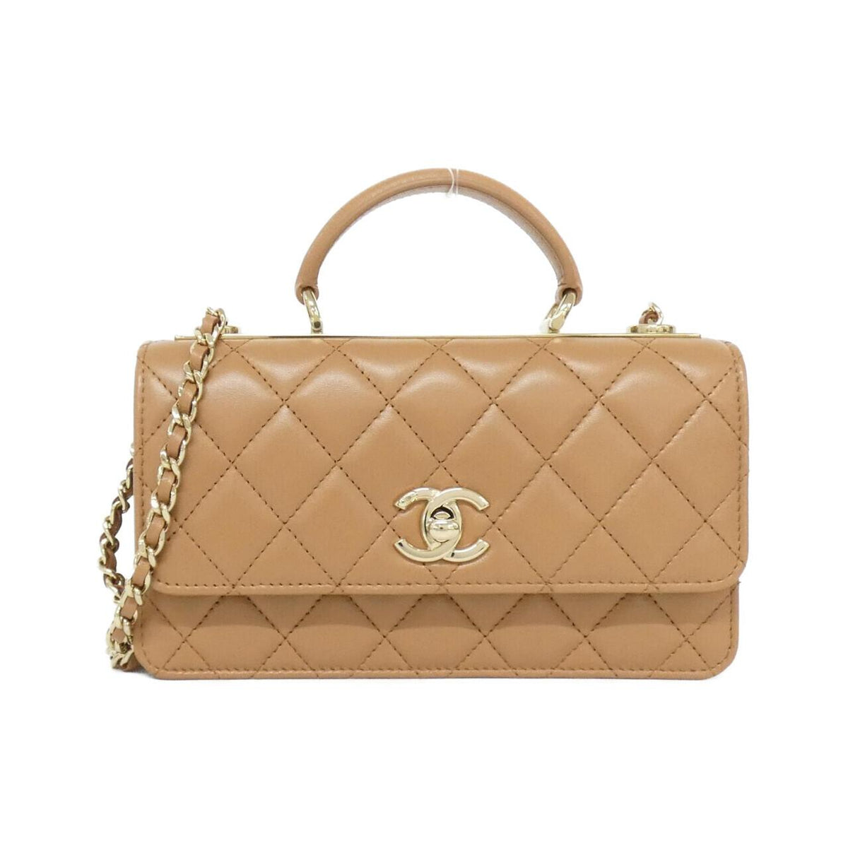 Chanel Lambskin Chain Clutch