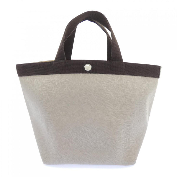 Herve Chapelier Fusain Tote Coated Canvas Tote Bag