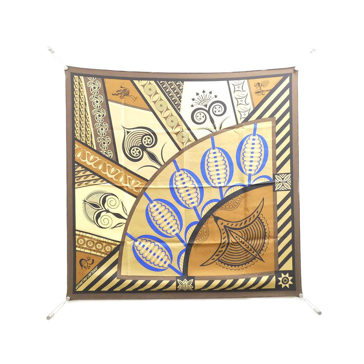 Hermes GEOMETRIE CRETOISE Silk Scarf