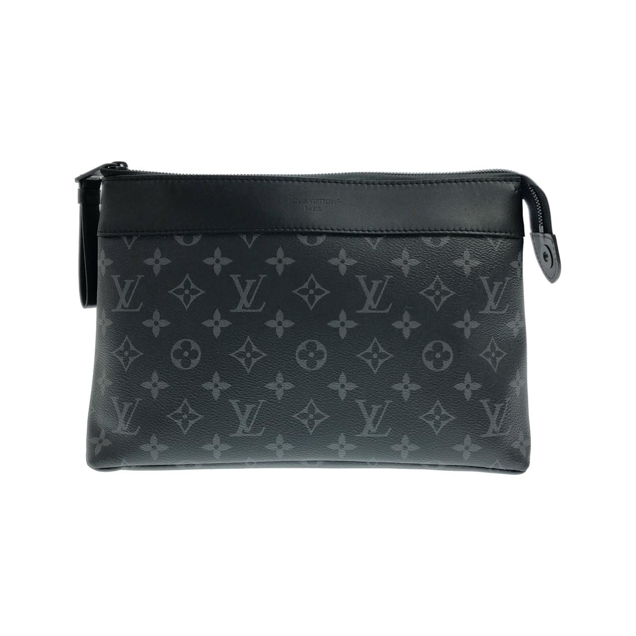 Louis Vuitton Pochette Voyage Souple Monogram Eclipse Pouch