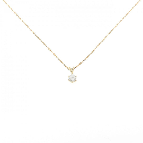 Au750 Diamond Pendant Necklace
