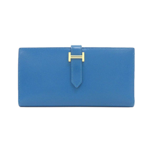 Hermes Bearn Soufflet Tadelakt Long Wallet