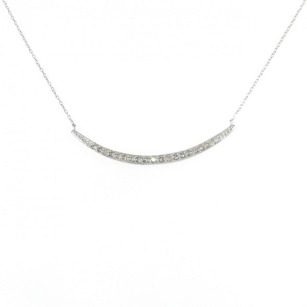 K10 White Gold Diamond Necklace