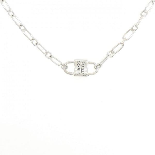 Tiffany 1837 Small Double Lock 925 Silver Necklace
