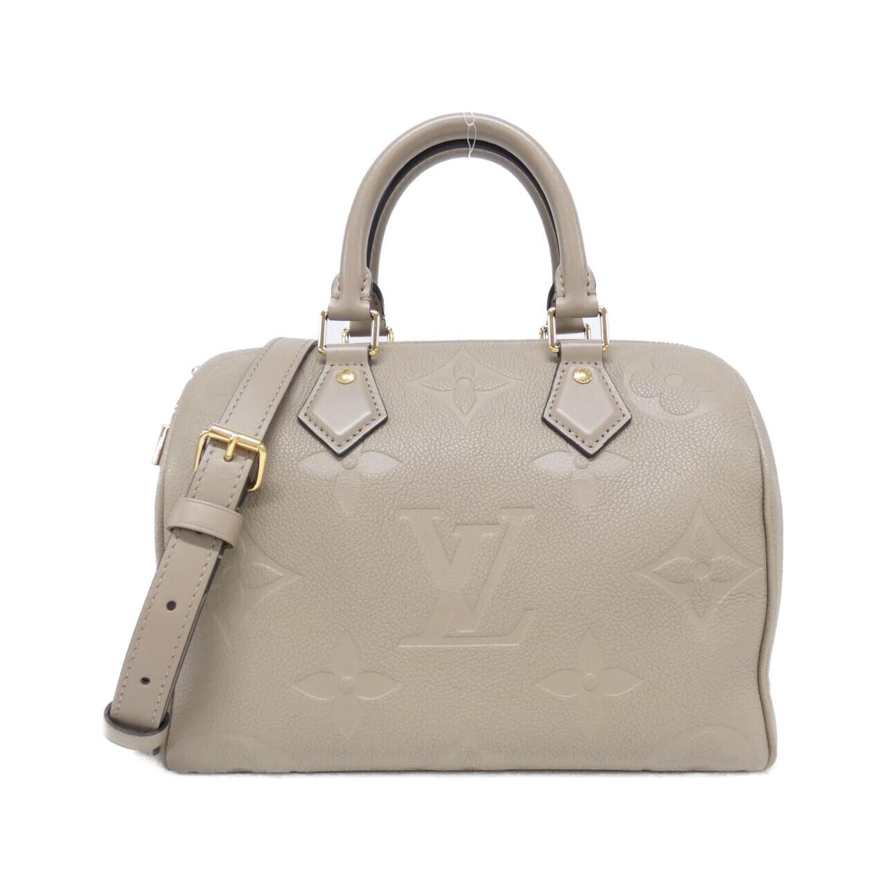 Louis Vuitton Monogram Empreinte Speedy Bandouliere Boston Bag