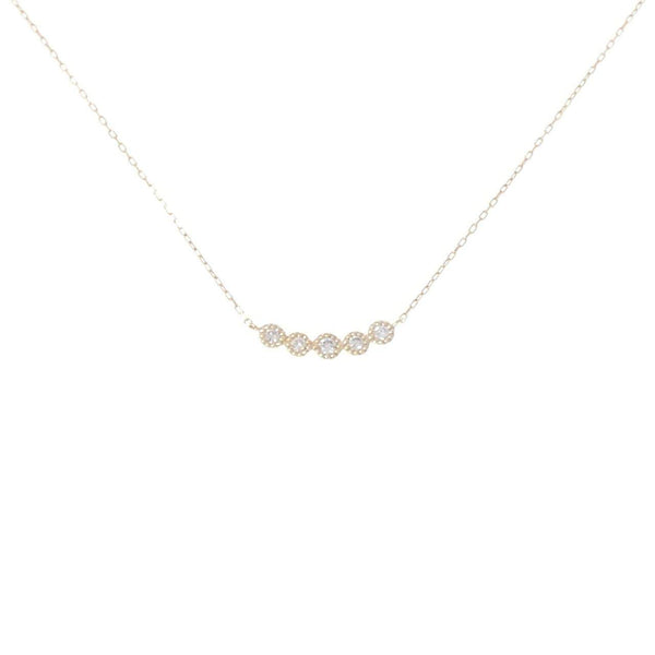K10 Yellow Gold Diamond Necklace
