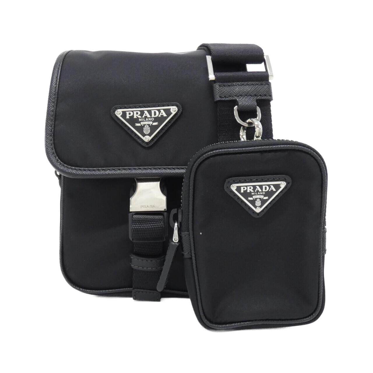 Prada Tessuto Saffiano Shoulder Bag