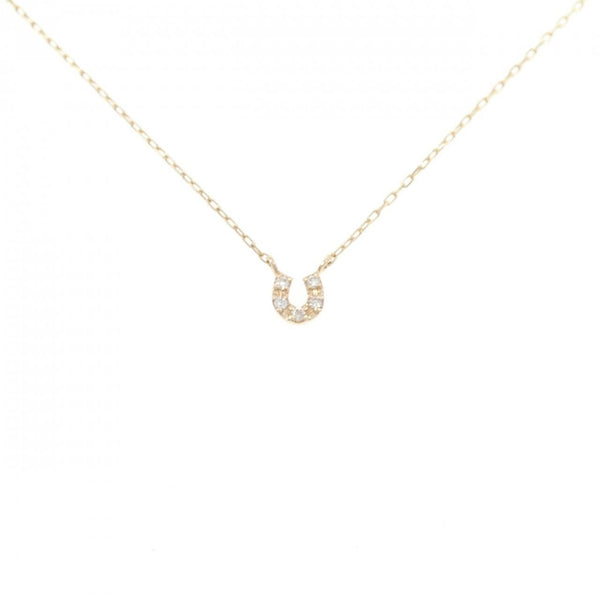 K10 yellow gold diamond necklace