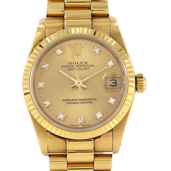 Rolex Datejust Gold Watch