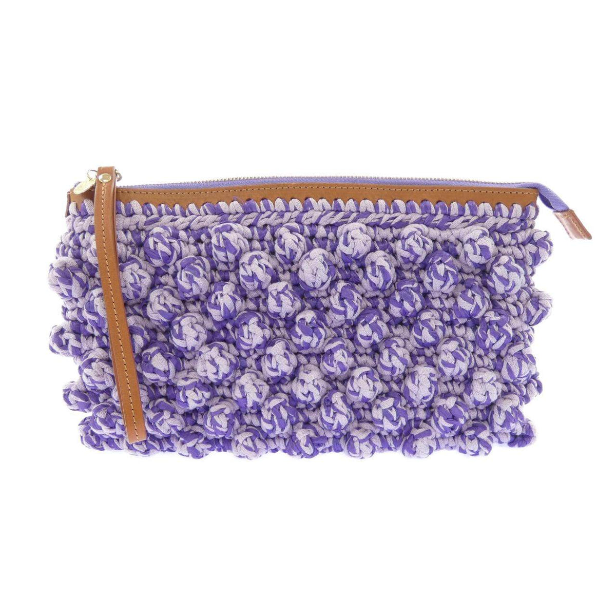 M Missoni Leather Clutch Bag