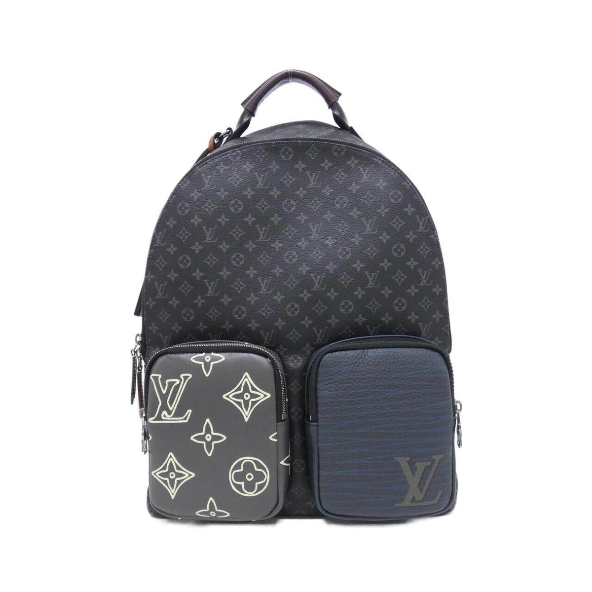 Louis Vuitton LV Patchwork Monogram Eclipse Coated Canvas Backpack