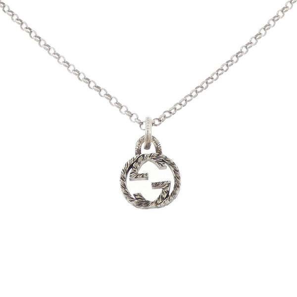 Gucci Interlocking G 925 Silver Necklace