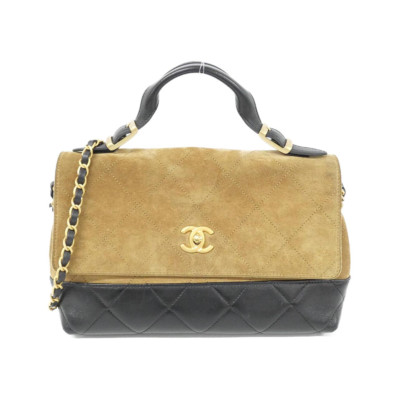 Chanel Suede Lambskin Shoulder Bag