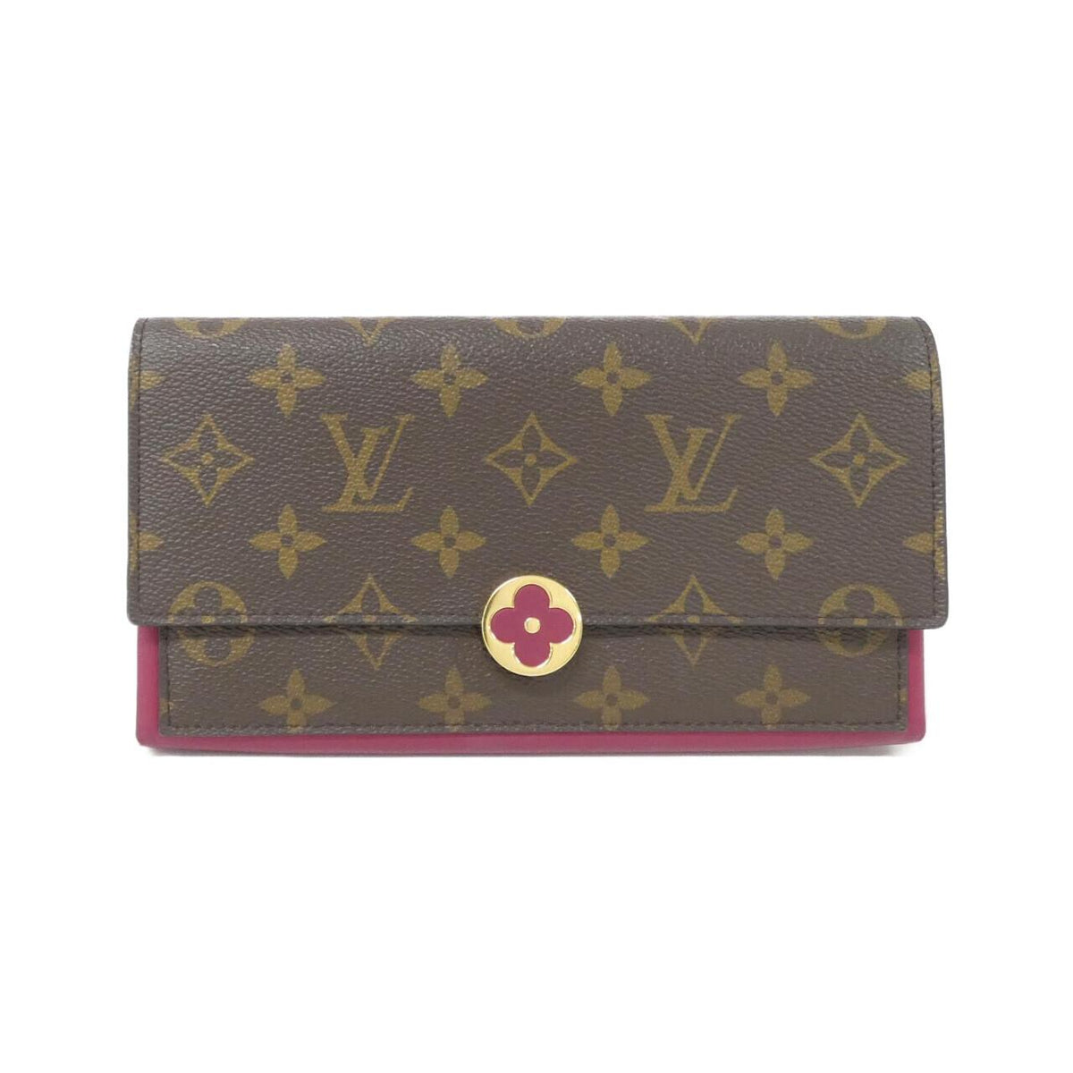 Louis Vuitton Portefeuille Flore Monogram Long Wallet