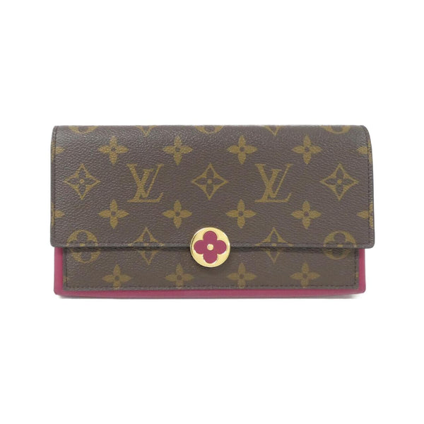 Louis Vuitton Portefeuille Flore Monogram Long Wallet