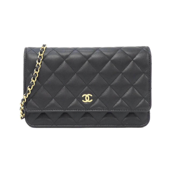 Chanel Timeless Classic Line Lambskin Chain Wallet