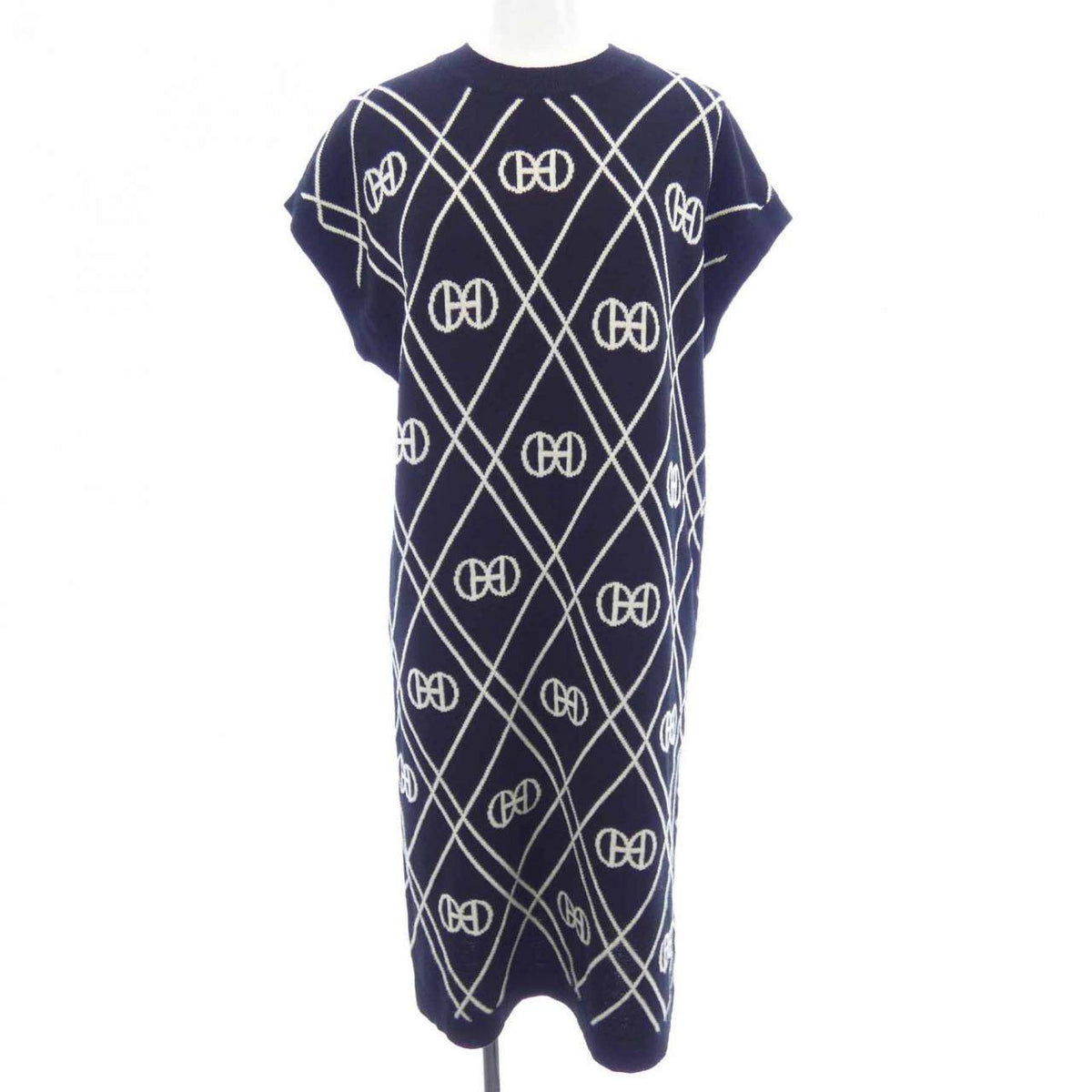 Hermes Round H Cashmere Dress