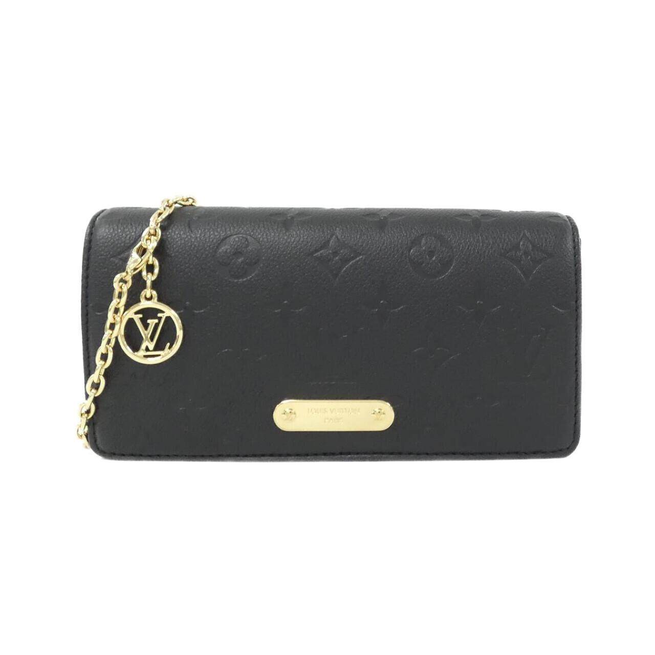 Louis Vuitton Monogram Empreinte Chain Wallet