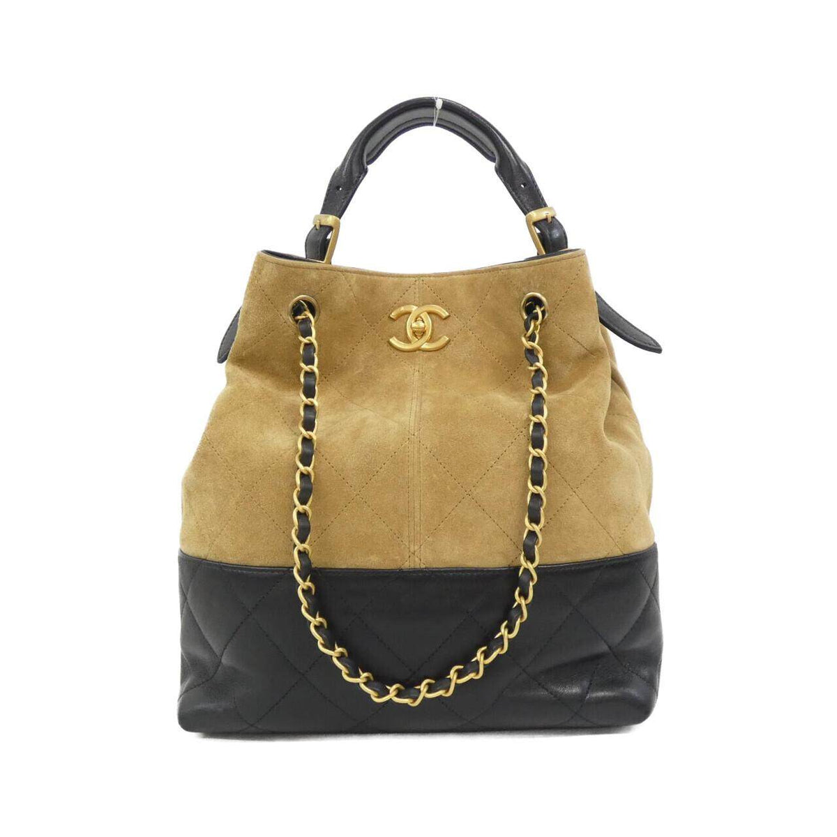 Chanel Suede Lambskin Tote Bag