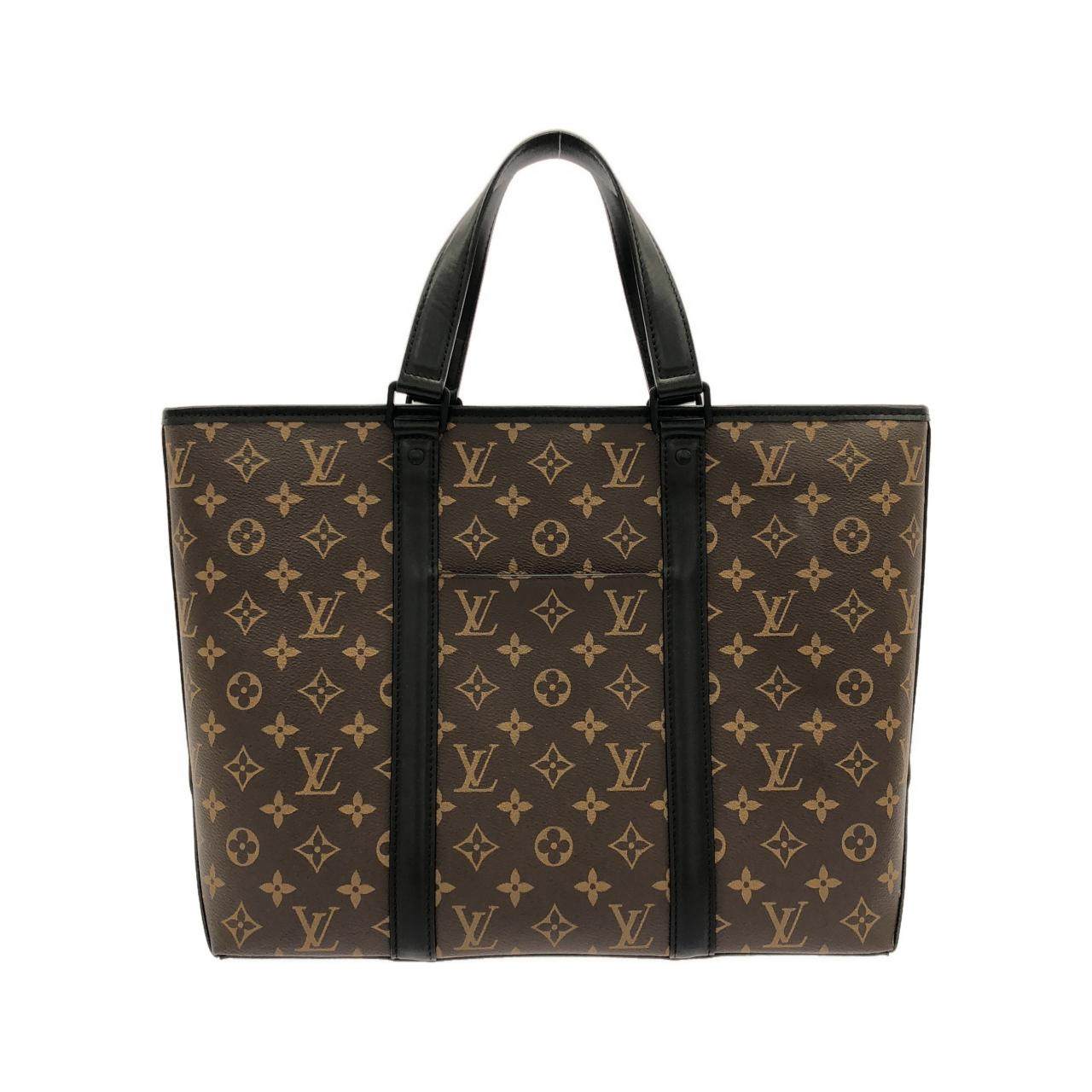 Louis Vuitton Monogram Macassar Weekend Tote Bag