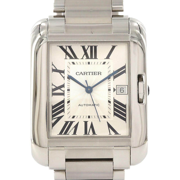 Cartier Tank Anglaise Stainless Steel Automatic
