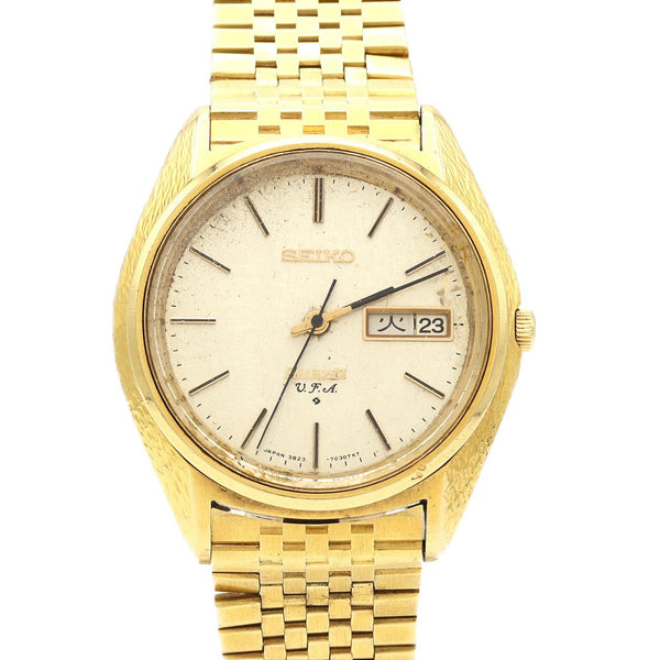 Seiko V.F.A Yellow Gold Quartz