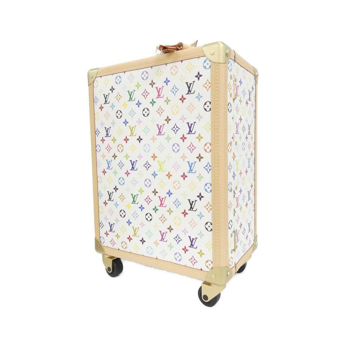 Louis Vuitton Multicolore Coated Canvas Rolling Trunk