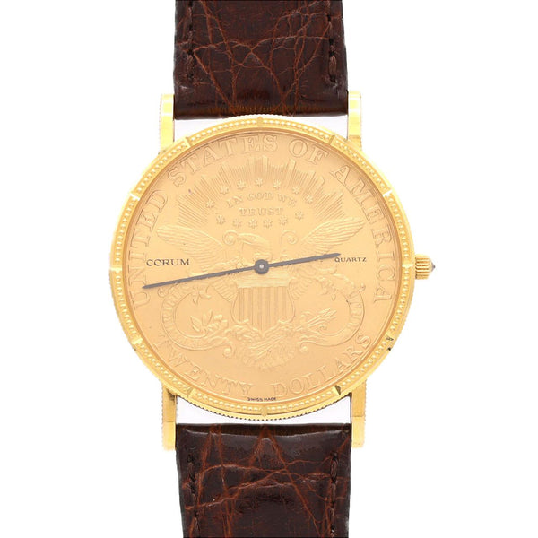 Corum Coin Watch Au750 Quartz