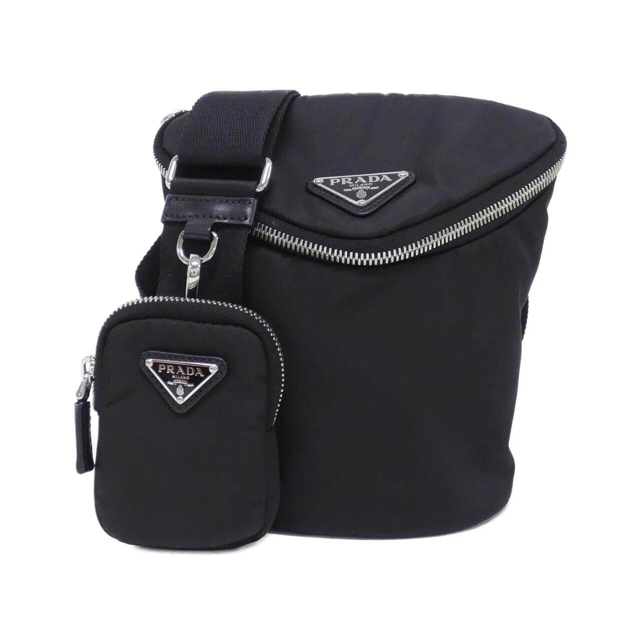 Prada Tessuto Vitello Shoulder Bag