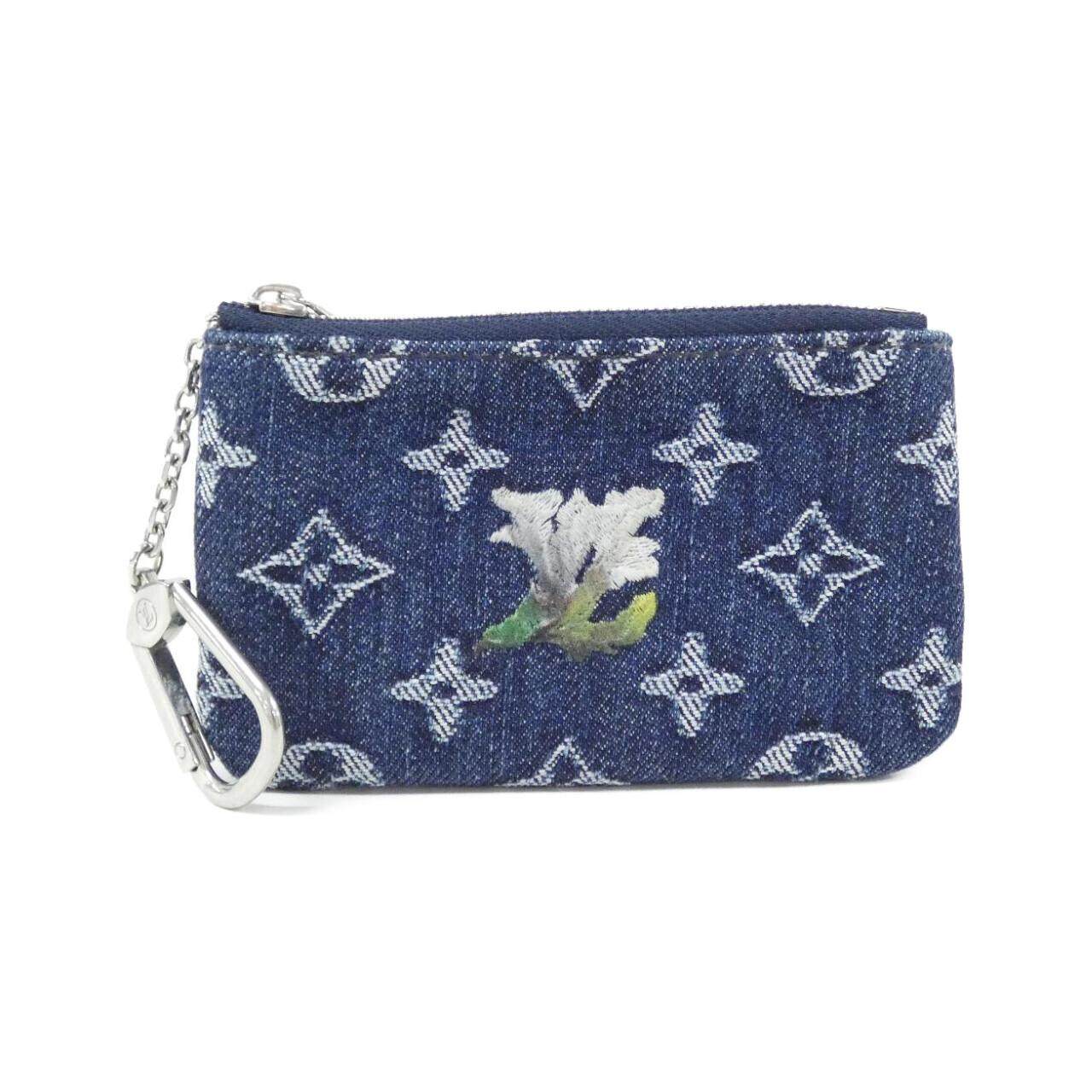 Louis Vuitton Monogram Flower Denim Coin Case