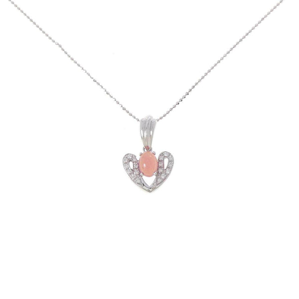 Au750 White Gold Bustamite Diamond Necklace
