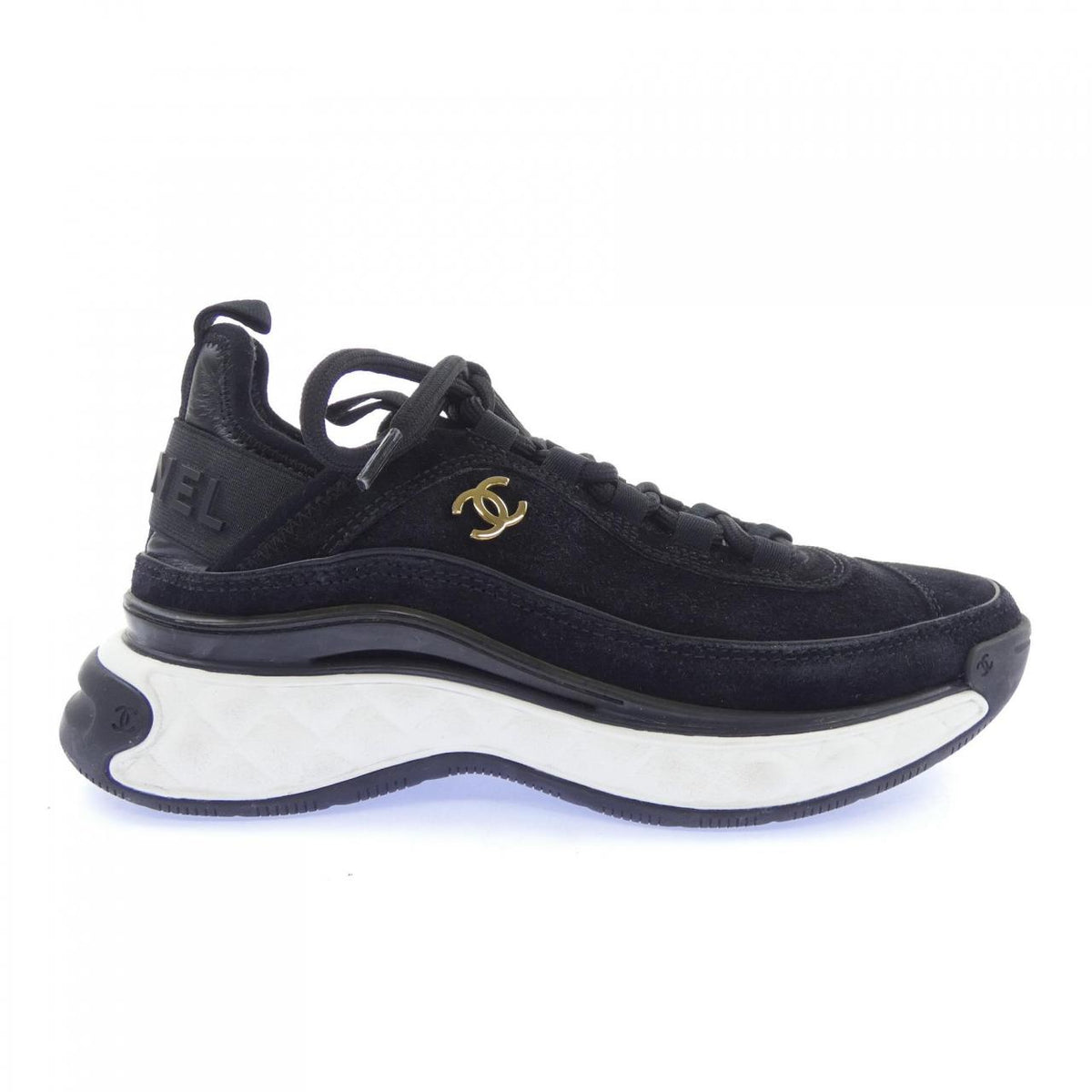 Chanel Suede Calfskin Sneakers