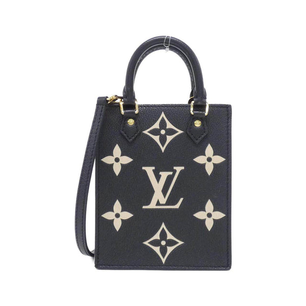 Louis Vuitton Petit Sac Plat Monogram Empreinte Leather Bag