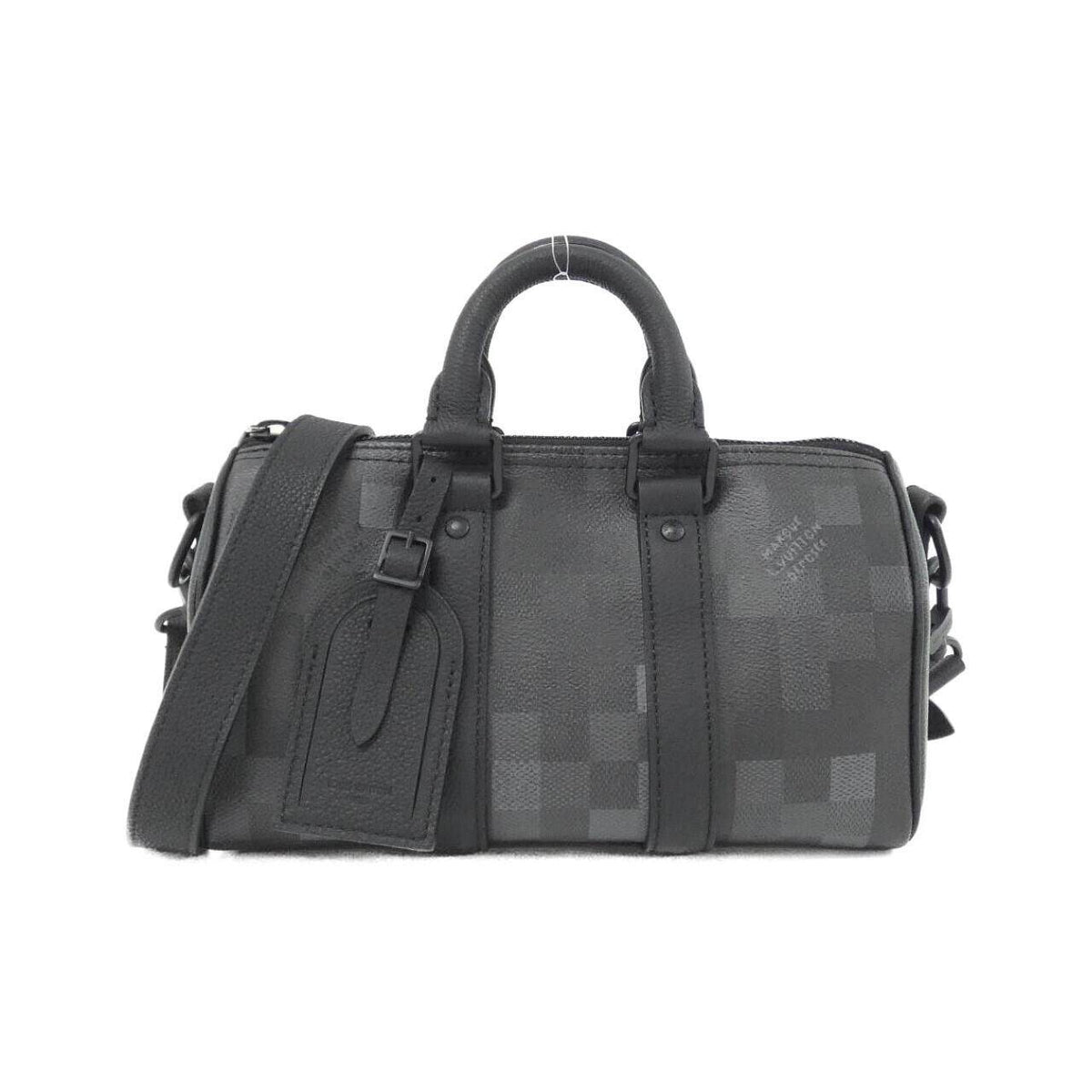 Louis Vuitton Damoflage Keepall Bandouliere Coated Canvas Boston Bag