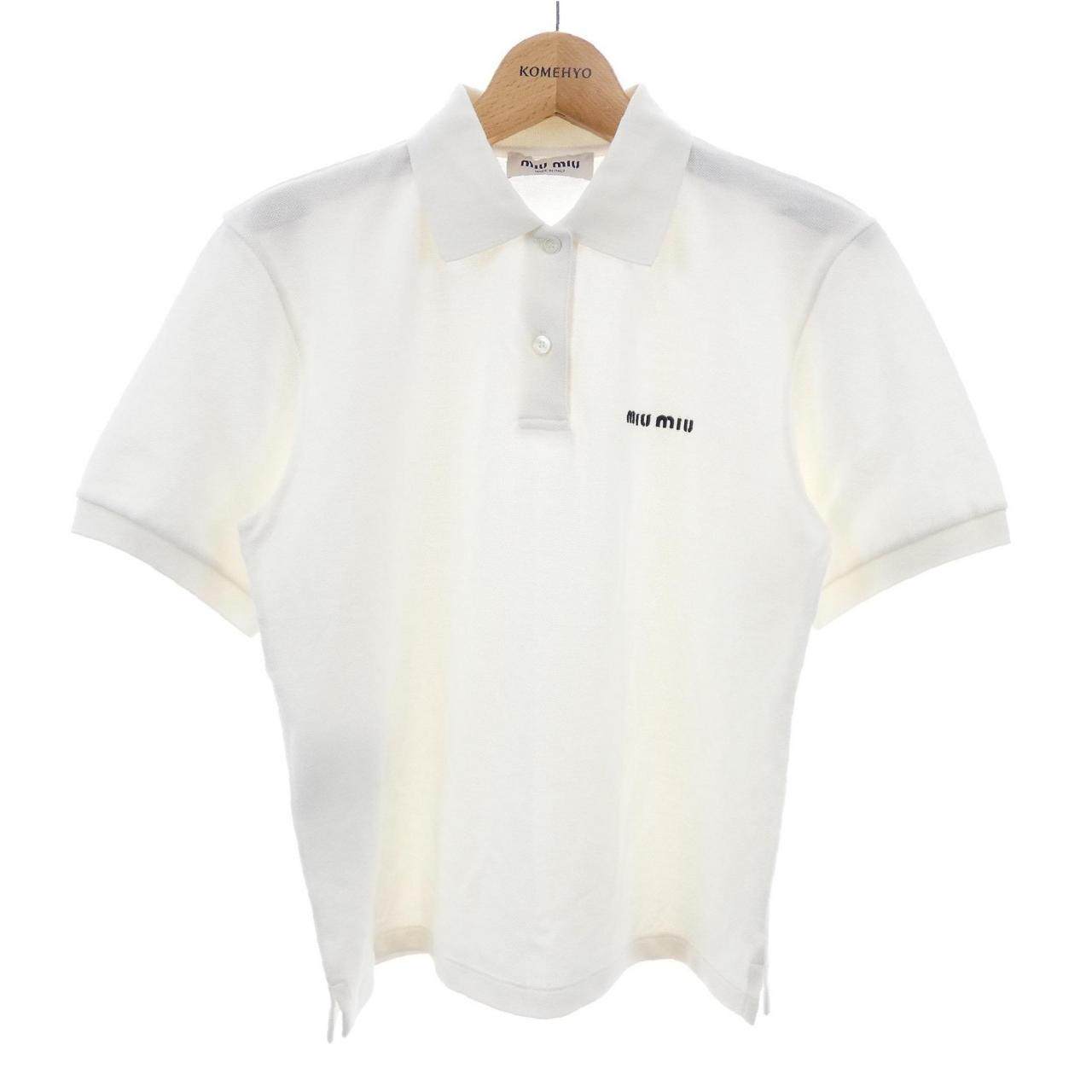 Miu Miu Cotton Pique Polo Shirt