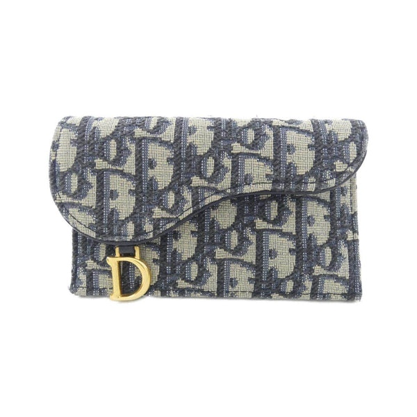 Christian Dior Dior Oblique Saddle Cosmos Card Holder