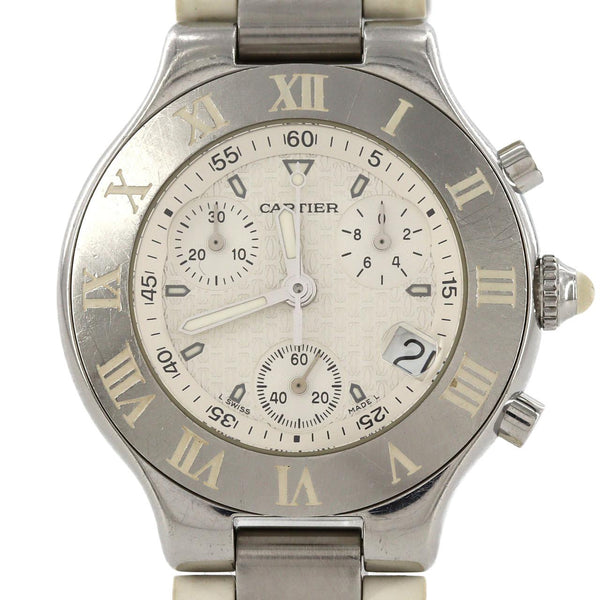 Cartier Chronoscaph Stainless Steel Chronograph