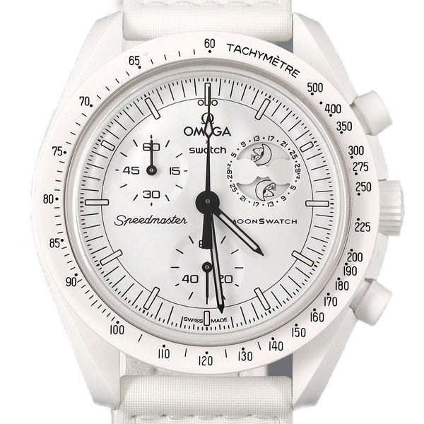 Swatch x Omega Mission to the Moonphase Snoopy Bioceramic Watch
